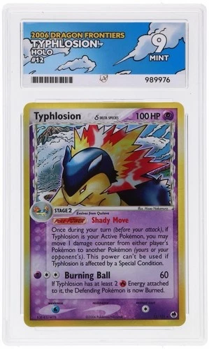 Typhlosion Holo Card Dragon Frontiers 12/101 Delta Ace 9