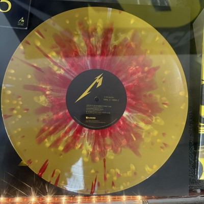 METALLICA SANTA CLARA CALIFORNIA SPLATTER VINYL POP UP SHOP SAN JOSE RECORD 2025