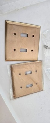 Sierra Wall Plate Aged Bronze Cast Metal  2  Gang Light Switch