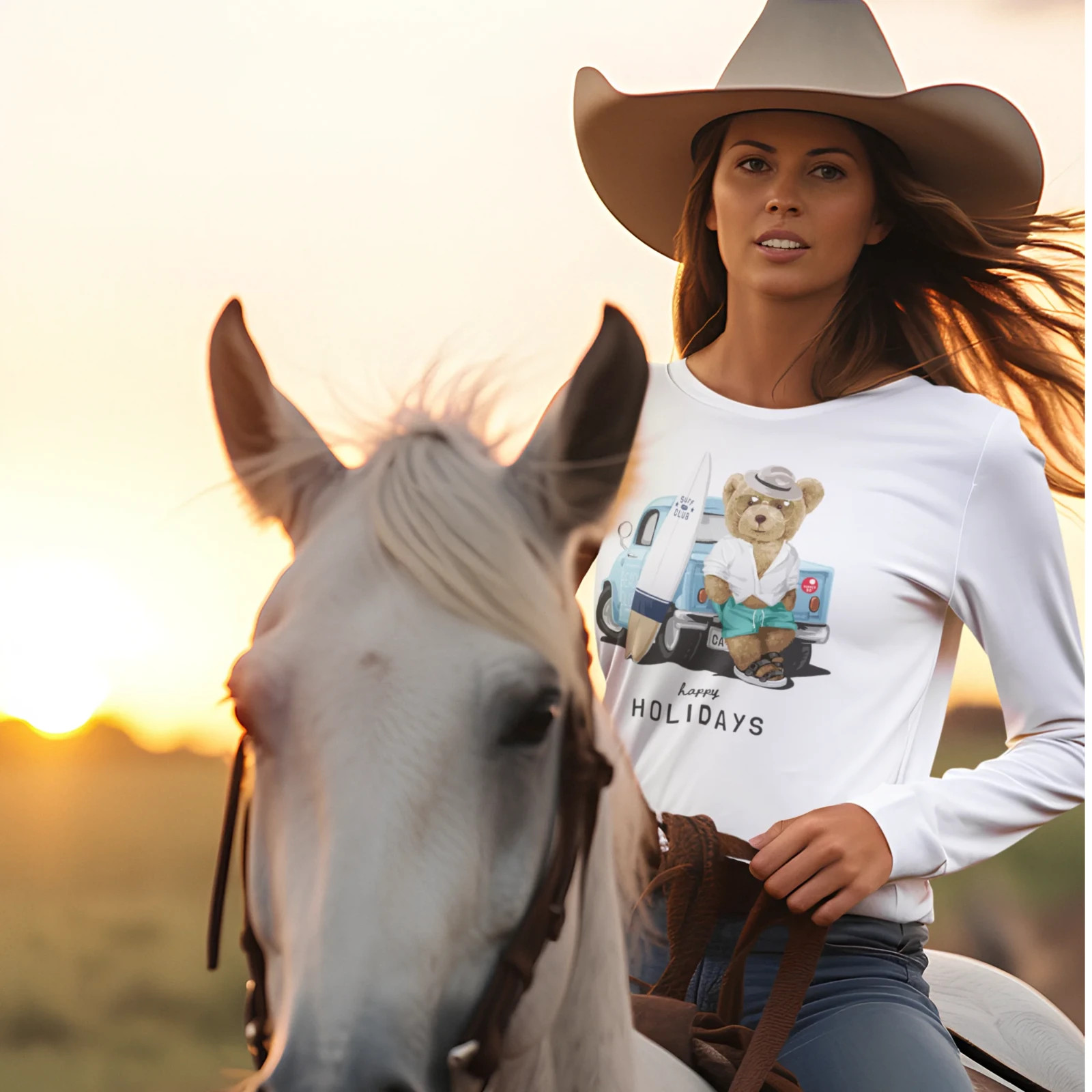 Women Ultra Cotton Long Sleeve round neck classic fit streetwear T shirt