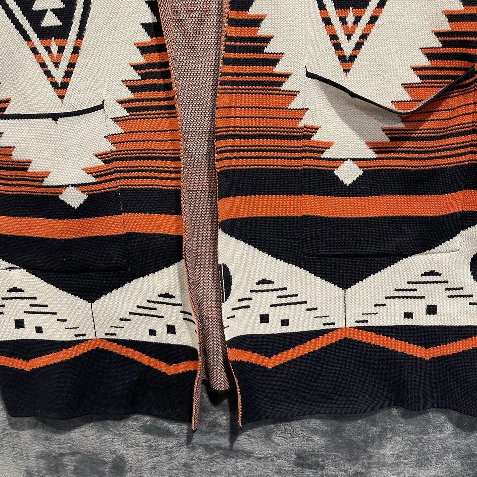 Cárdigan abierto Anthropologie para mujer 2XL Oliver O Aztec Southwestern cuello chal Foto 4 de 4