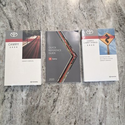 2020 Toyota Camry Hybrid Owners Manual Book User Guide