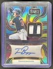 2025 Panini Select Travis Bazzana Auto Memorabilia Patch Tie-Dye Prizm #/25