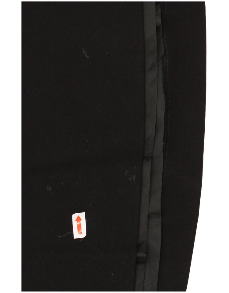 Falda EMPORIO ARMANI Mujer Cintura Alta Línea A IT 40 Pequeña W24 Lana Negra CF12 Foto 3 de 4