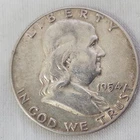 1954 Franklin Half Dollar in AU Condition
