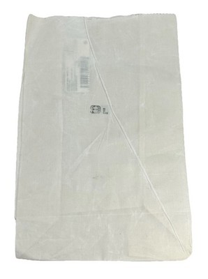 Puebco Waxed Cotton Grocery Bag White Large 9L Reusable Storage Bag La Garconne