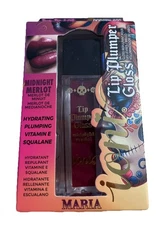 Ioni Lip Plumper Gloss -Dia De Los Muertos Line-Maria-Midnight Merlot-New