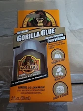 GORILLA GLUE ORIGINAL Multi-Purpose Waterproof Adhesive 2oz #50002 MADE IN USA