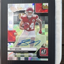 Panini 2022 Donruss The Rookies Skyy Moore Autograph Chiefs #TR-24 /199