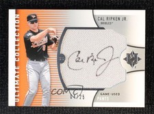 2008 Ultimate Collection Jersey Pants 4/25 Cal Ripken Jr #UJ-JR Auto HOF 7xr