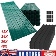 12X-48X Metal Cladding Roof Sheets Corrugated Garage Carport Shed Roofing Panels