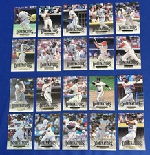 1994 Donruss Decade Dominators Batting Average Homeruns Complete Set all 20 Card