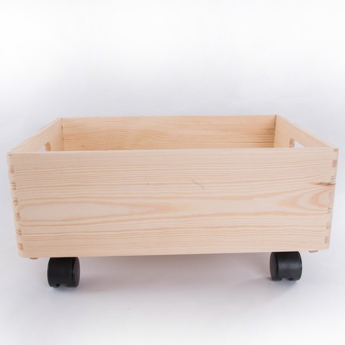 Wooden Plain Non-Lidded Open Top Display Storage Boxes Containers Organisers - Picture 135 of 148