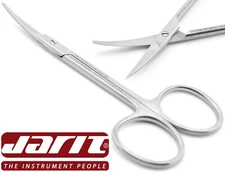 JARIT 360-094 Plastic Surgery Knapp Iris Delicate CVD Curved Scissors 3.75"