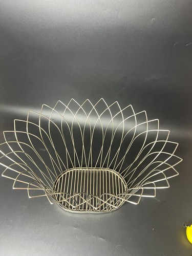 Cesta/revista/residuos de alambre cromado Mid Century uso múltiple - Imagen 6 de 9