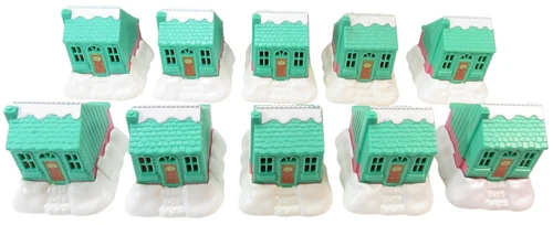 Polly Pocket Vintage Lot of 10 McDonald's Holiday Chalet Happy Meal Toys