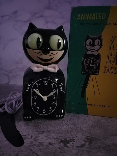 Vintage 1950's Kit-Cat Klock kit cat clock - Picture 12 of 15