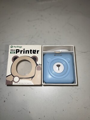PeriPage Drucker Thermo Foto Tragbar Wireless Mini Pocket Blau