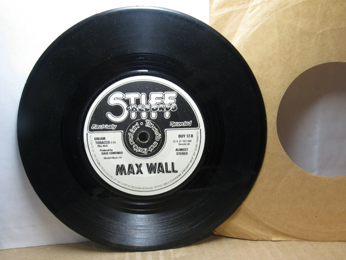 Old 45 RPM Record - Stiff Buy 12 - Max Wall