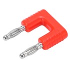 5x J.20004 Banana Dual Plug Spacing 19mm Copper Nickel Plated Dual Tip Banana✈