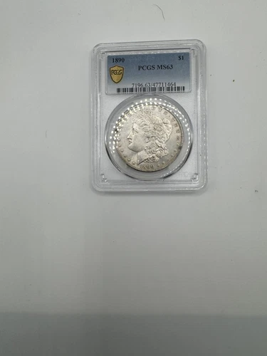 1890 Morgan Silver Dollar PCGS MS63