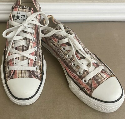 Converse All Star Chuck Taylor Plaid Lo Top Sneakers Shoes Wo