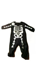 infant skeleton pajamas