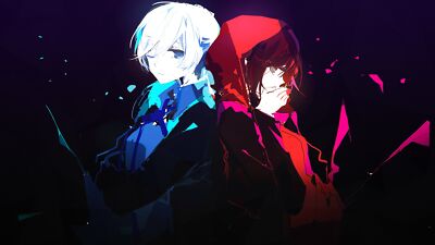 Anime girls rwby weiss schnee ruby rose two women one playmat gaming mat