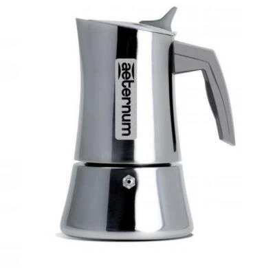 AETERNUM BIALETTI CAFFETTIERA MOKA MACCHINA CAFFE ESPRESSO INOX DIVINA 2 4 6 TZ