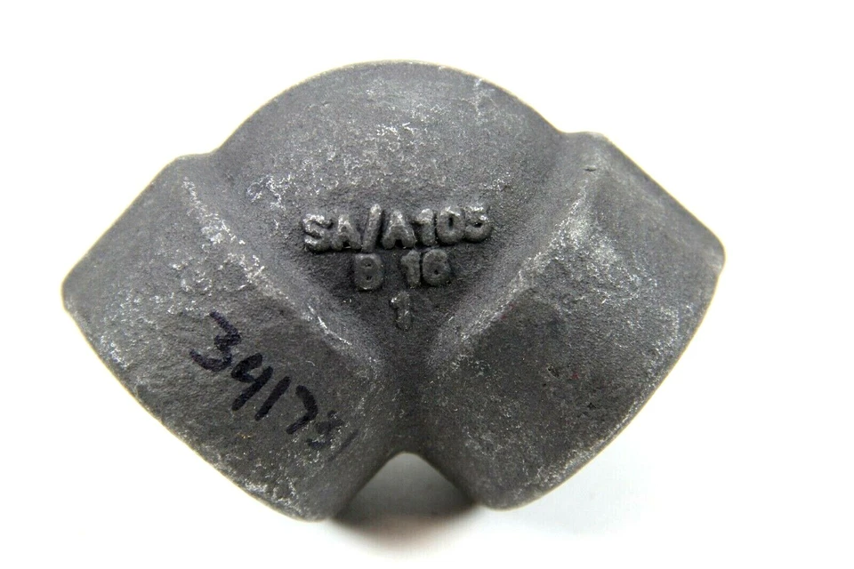 New Anvil 3/4" NPT 90° Elbow Forged A105 Steel Class 3000 0361101009 - Image 2 of 3