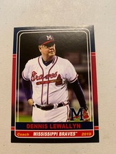 Dennis Lewallyn Card 2019 Mississippi Braves Team Card