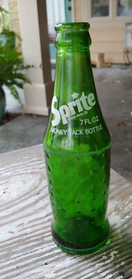 1978 SPRITE Cola 7 Oz BOTTLE Soda Pop ACL WHITE SANDS NATIONAL PARK Owens Glass 
