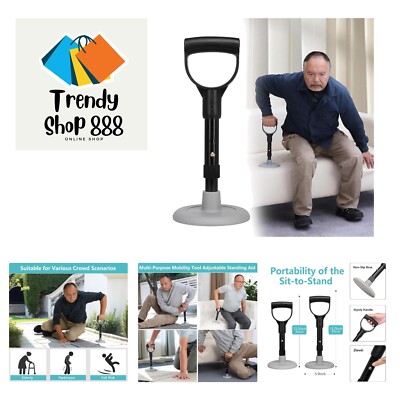 Stand Assist Mobility Tool Adjustable Standing Aid Device for Seniors, Sofa S...