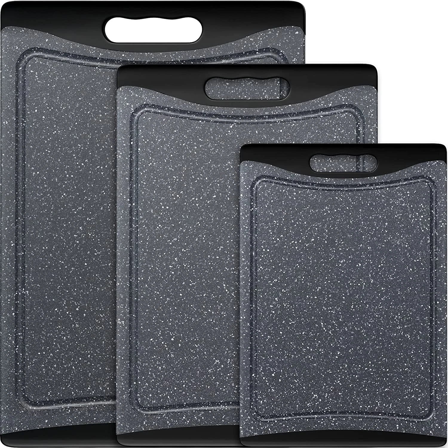 Extra Large Cutting Boards Plastic Cutting Boards for Kitchen Set of 3 Dark Grey
Opens in a new wind