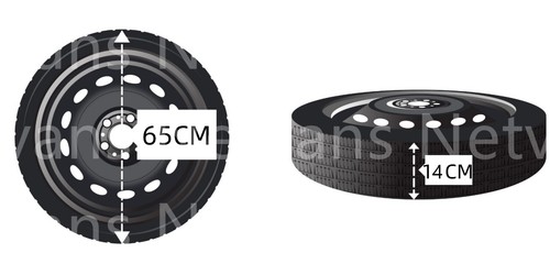 Reserverad 17" für Mazda Cx-30 CX30 mit Wagenheber und Koffer 135/80R17 - Bild 2 von 10