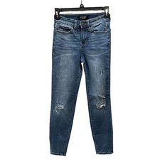 Judy Blue Relaxed Fit Distressed Jeans Size 25 Style JB8271DK