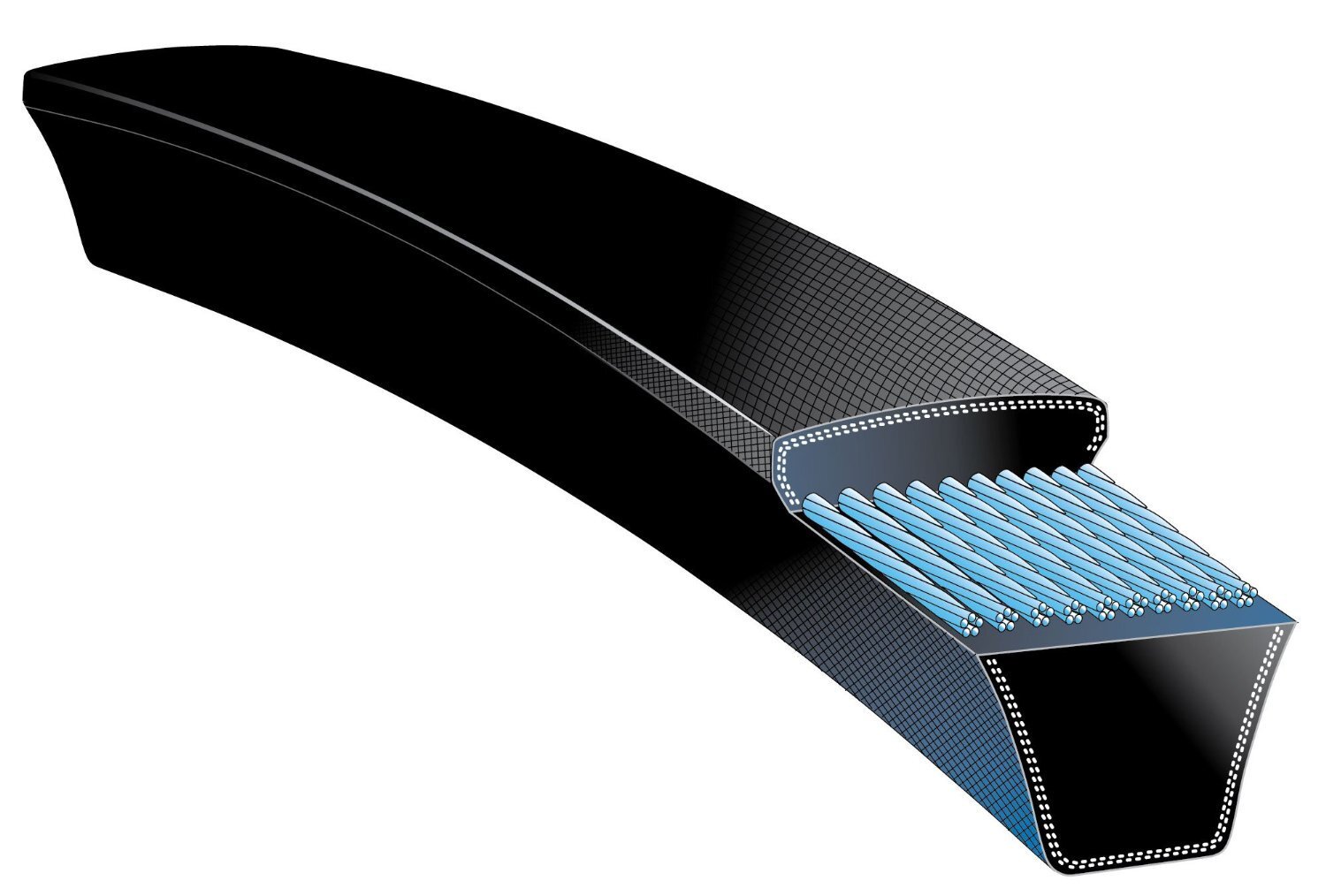 Gates SPC6700 Metric-Power V-Belt SPC Section 22mm Width 18mm Height 6700mm