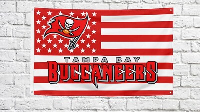 Tampa Bay Buccaneers Football fans 3x5 ft American Flag - Ideal NFL Gift Banner