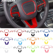 Inner Steering Wheel Decor Cover Trim for Dodge Charger Challenger Durango 2015+