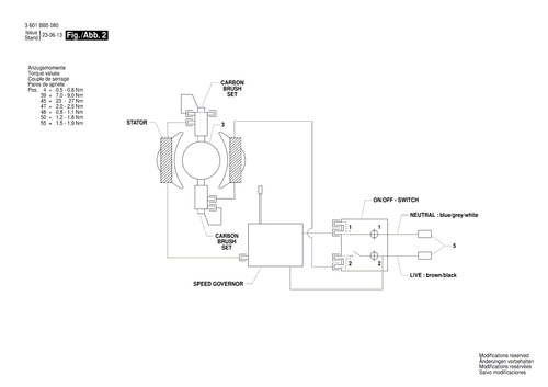 New Bosch 1619P21172 Carbon-Brush Set - Picture 2 of 2