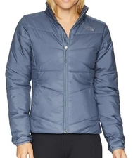 New The North Face Bombay Full Zip Quilted Insulated Grisaille Gray Jacket XS