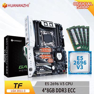 Huananzhi X99 Tf Lga 106-3 Xeon X99 Motherboard Mit Intel E5 2011 V3 Mit 4*8G Dd