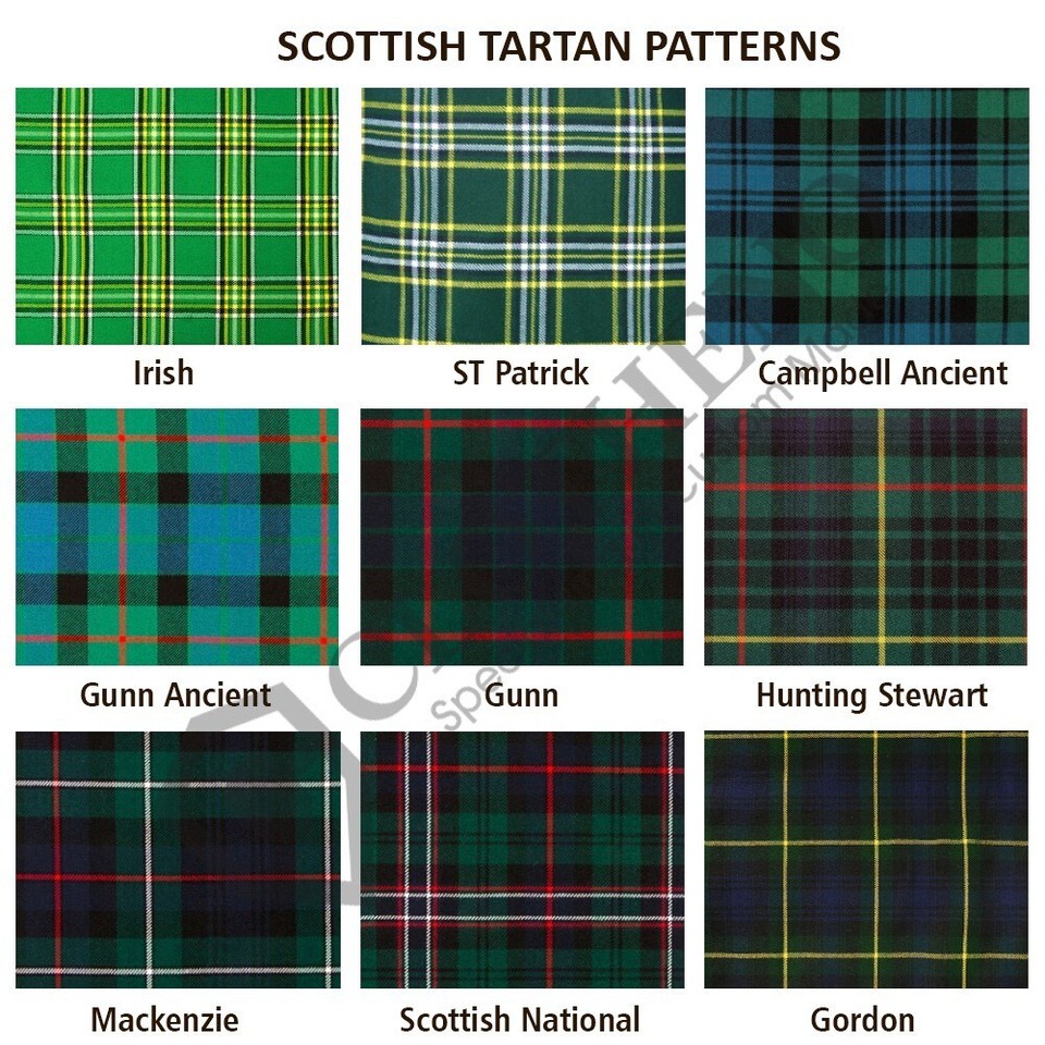 40+ Tartan Great Scottish Highland Bagpipes Black Rosewood Silver