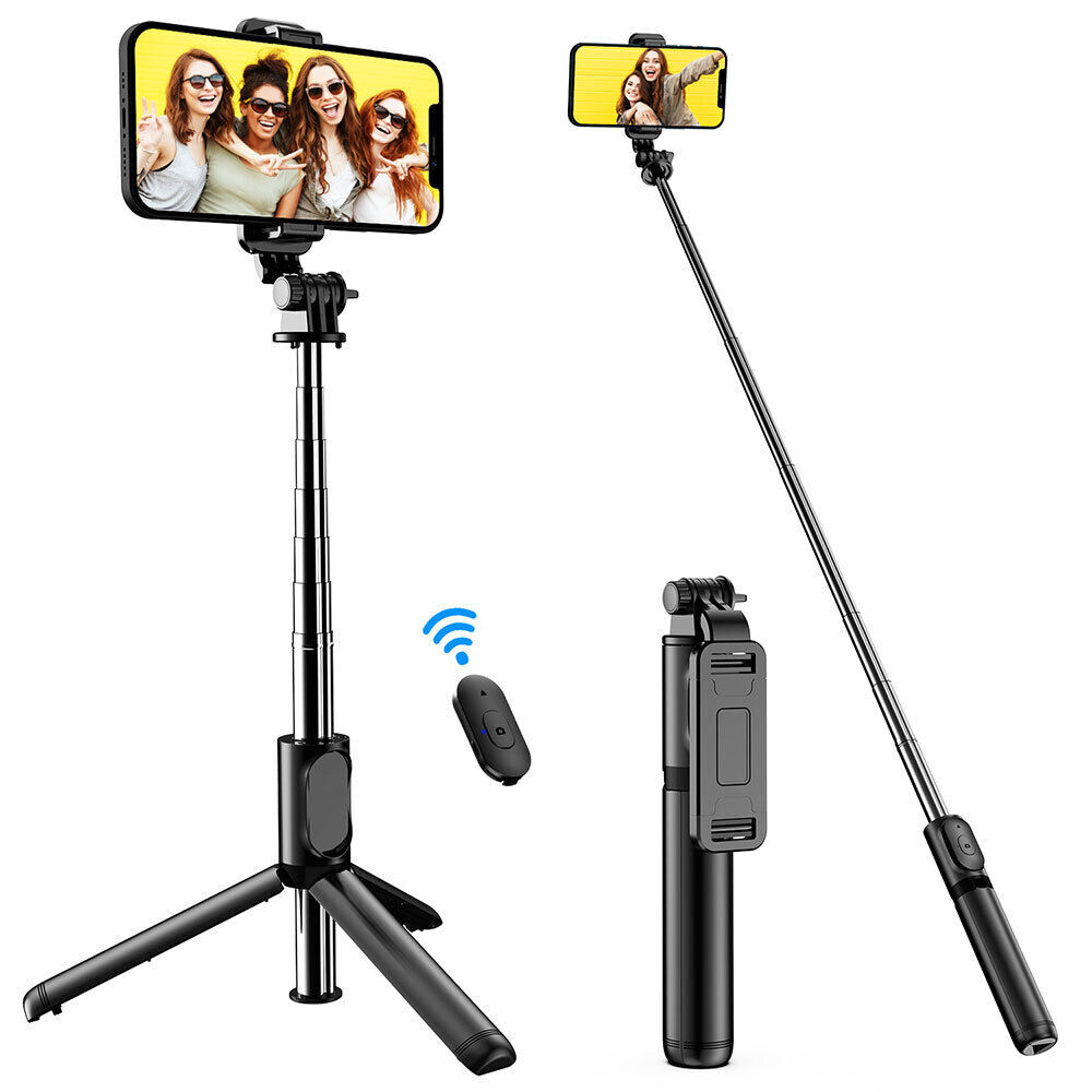 Mini Folded Selfie Stick Phone Tripod Remote control Smartphone
