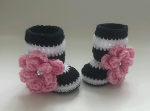 sapato de crochê para bebê