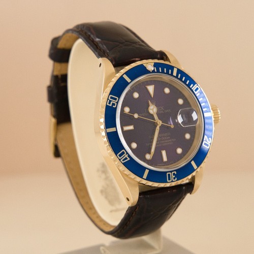 Rolex Submariner 18ct Ref: 16618 'Purple Dial' Box Only - Picture 3 of 5