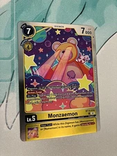 Monzaemon BT14-039 R Digimon CCG | Blast Ace Near Mint