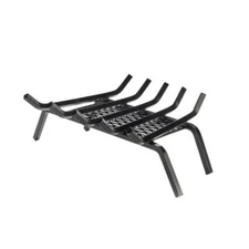 Liberty Foundry Fireplace Grate 24" W Steel Heavy-Duty Ember Retainer Durable