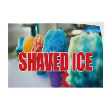 Decal Stickers Shaved Ice Outdoor Advertising Printing C Vinyl Store Sign Label