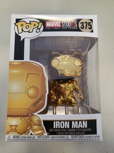 iron man funko pop gold
